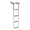 Telescopic Ladder, Boat Marine Under Platform Slide Mount Telescoping Ladder for Pontoon Yacht Dock Fishing Boat, Stainless Steel view 1
