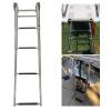 Telescopic Ladder, Boat Marine Under Platform Slide Mount Telescoping Ladder for Pontoon Yacht Dock Fishing Boat, Stainless Steel view 2