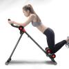 Abdominal Roller,Adjustable Ab Workout Equipment,Ab Machine Full Body Workout for Home Gym Strength Training Equipment,Foldable Waist Trainer Suitable for Beginner Speed Up Core Strengthening Red Bla view 1