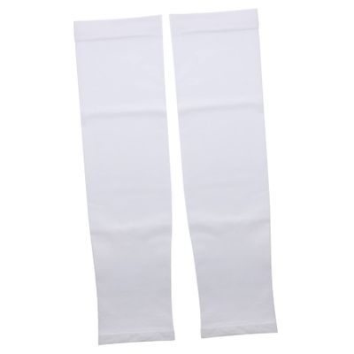HOMSFOU 2pairs Women's Arm Covers Uv Protection Cooling Arm Sleeves Breathable Reusable for Fishing Running Cycling