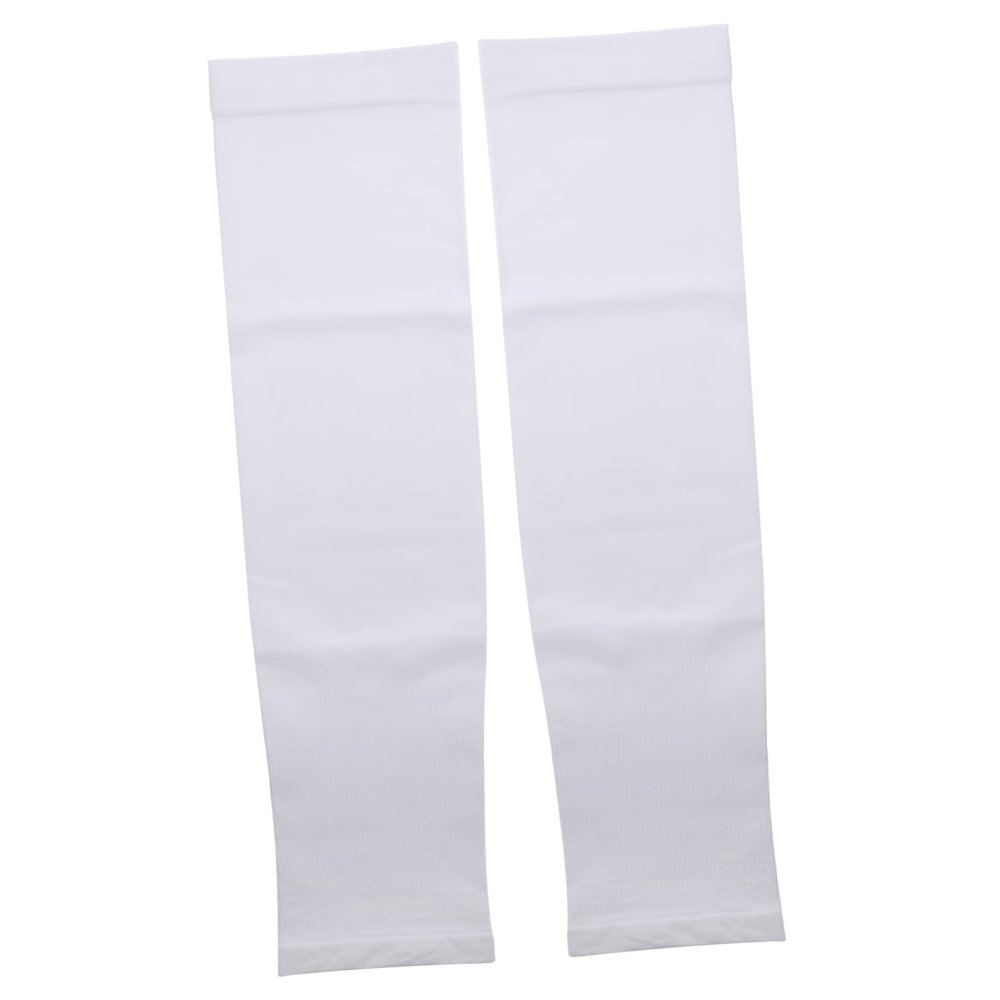 HOMSFOU 2pairs Women's Arm Covers Uv Protection Cooling Arm Sleeves Breathable Reusable for Fishing Running Cycling
