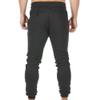 Maiyifu-GJ Men Casual Joggers Pants with Pocket Cotton Drawstring Cargo Pant Sweatpants Stretch Elastic Waist Hiking Trousers (Black,Large) view 2