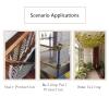 SCITOY Loft Net Stairway Suspension Bridge Balcony Protection Fence Safety Netting for Stadium Fencing Football Field Partition Fencing Color : 10cm mesh, Size : 4x5m(13.1x16.4ft) view 4