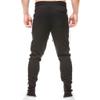 Maiyifu-GJ Men Lightweight Drawstring Joggers Slim Fit Workout Running Sweatpants Casual Athletic Trousers with Zipper Pocket (Black 1,XX-Large) view 3