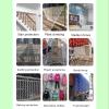 SCITOY Loft Net Stairway Suspension Bridge Balcony Protection Fence Safety Netting for Stadium Fencing Football Field Partition Fencing Color : 5cm mesh, Size : 1x7m(3.3x23ft) view 2