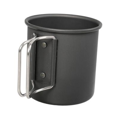 COOLHIYA Foldable Aluminum Alloy Water Mug Portable Camping Cup for Coffee Tea Beverages for Outdoor Activities Travel and Picnics Lightweight Easy to Clean