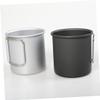 COOLHIYA Foldable Aluminum Alloy Water Mug Portable Camping Cup for Coffee Tea Beverages for Outdoor Activities Travel and Picnics Lightweight Easy to Clean view 2