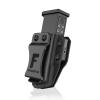 Universal Mag Carrier Fit .45 ACP Double Stack IWB/OWB Magazine Holster Kydex Mag Carrier | Ambidextrous Concealed Carry Holster with Adjustable Retention view 1