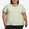 Calvin Klein Women's Performance T-Shirt,Iced Lime,2X view 2