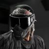 HK Army HSTL Skull Paintball Goggle/Airsoft Mask (Carbon Fiber, Smoke) view 4