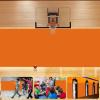 VANCL Wall Mats for Padding Basketball Gym Wall Padding 2" Thick Foam Gym Wall Pad Orange for Protection- Waterproof Durable Basketball Gym Wall Pads for Wall-Mounted Basketball Hoops[3 Pack] view 1