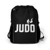 Judo Design Drawstring Backpack with Mesh Pockets Sports Gym Bag String Bag Sackpack for Men Women view 1