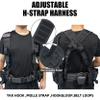 MELOTOUGH 1 PCS Tactical Duty Belt Suspenders Poice Duty Belt Suspenders for Law Enfprcement Suspenders + 4 PACK Duty Belt Keeper Snaps Belt Keeper view 4