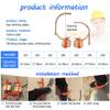 Pole Climbing Spikes, Professional Stainless Steel Tree Climbing Gear Kit with Safe Belt, Tree Climbing Spikes for Hunting Observation, Picking Fruit, Coconut, Simple to Use,500model view 2