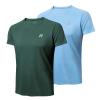 MeetHoo Men's Swim Shirt Rash Guard, UPF50+ UV Sun Protection Quick Dry SPF Short Sleeve Fishing Beach T-Shirts view 1
