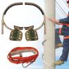 Stainless Steel Climbing Tree SpikesClimbing Trees Tool, Tree Climbing Gear with Seat Belt, Rust-Proof and Wear-Resistant, Outdoor Sports Supplies,set-450model view 1