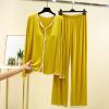 Women's Long Sleeve Sleepwear Soft Plus Size Comfy Long Pants Loungewear Pjs Lounge Set Nightwear 2 Piece Pajama Sets view 2