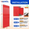 VANCL Gym Wall Padding Gym Mats Wall Padding for Gym Protection Pads 2" Thick Wall Mats Padding- Waterproof Durable Basketball Wall Protector Pad for Safety Red Wall Pads[5 Pack] view 2