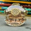 Cooper Brass Scuba Diving Helmet | Boston U.S Navy Mark V Divers Helmet | Nautical Marine Scuba Diving Helmet 18 Inch view 4