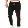Maiyifu-GJ Men's Athletic Casual Jogger Pants Slim Fit Workout Running Drawstring Sweatpants Stretch Casual Trousers (Black,XX-Large)