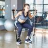 XHTLLO Pilates Bars Kit with Resistance Bands, Multi Purpose Yoga Pilates Bars, Adjustable Home Gym Pilates Resistance Bars Kit, Yoga Pull Bars Kit (Conventional Tube 2 Tube) view 3