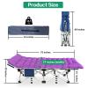 Faysore 2-Pack Camping Cot Cots for Sleeping with Mattress Cots for Camping for Adults with Camfortable Pad Heavy Duty Camping Bed with Carry Bag Folding Cot for Hiking Home Office Nap Vacation view 2