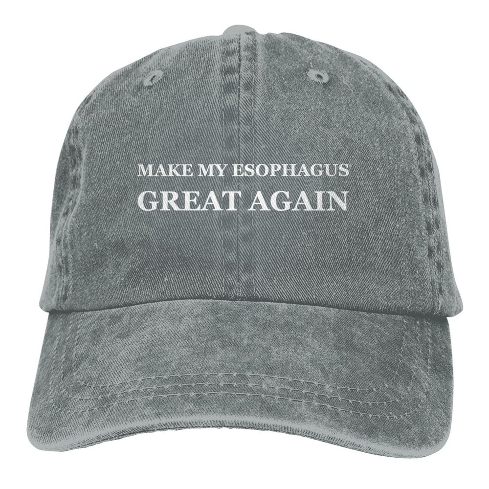 Renzund Make My Esophagus Great Again Hat Funny Distressed Denim Baseball Cap Vintage Trucker Hats Men Women