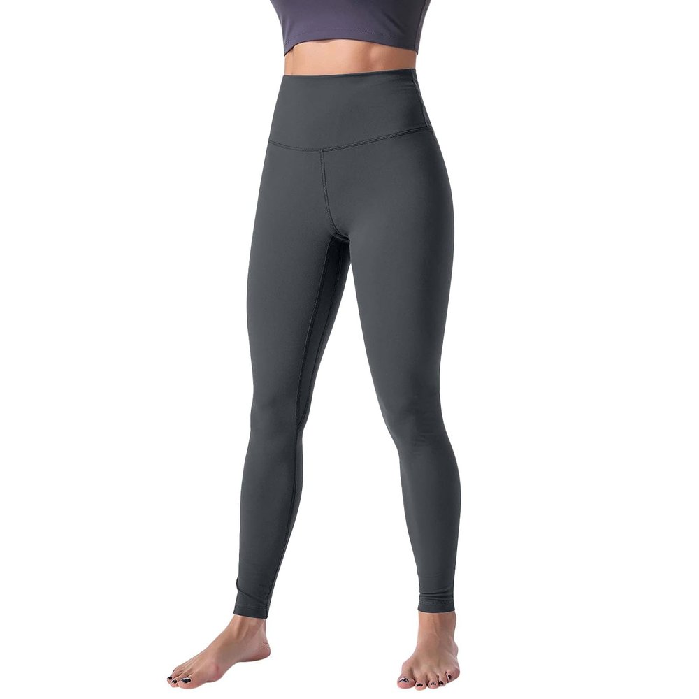 Womens Leggings Butt Lift High Waisted Tummy Control Slim Fit Outdoor Jogging Yoga Pants Workout Running Breathable Leggings Grey