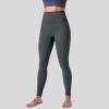 Womens Leggings Butt Lift High Waisted Tummy Control Slim Fit Outdoor Jogging Yoga Pants Workout Running Breathable Leggings Grey view 2