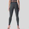 Womens Leggings Butt Lift High Waisted Tummy Control Slim Fit Outdoor Jogging Yoga Pants Workout Running Breathable Leggings Grey view 4