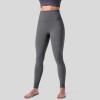 GOKKILRW High Waisted Leggings for Women Soft Gym Fitness Athletic Tummy Control Pants for Running Yoga Workout Reg & Plus Size Dark Gray view 2