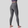 GOKKILRW High Waisted Leggings for Women Soft Gym Fitness Athletic Tummy Control Pants for Running Yoga Workout Reg & Plus Size Dark Gray view 3