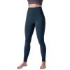 GOKKILRW High Waisted Leggings for Women Soft Gym Fitness Athletic Tummy Control Pants for Running Yoga Workout Reg & Plus Size Blue view 1