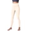 GOKKILRW High Waisted Leggings for Women Soft Gym Fitness Athletic Tummy Control Pants for Running Yoga Workout Reg & Plus Size Beige view 1