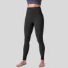 GOKKILRW Workout Leggings for Women Seamless Scrunch Tights Stretch Compression Tummy Control Skinny Gym Fitness Girl Sport Active Yoga Pants Black view 2