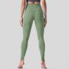 GOKKILRW High Waisted Leggings for Women Soft Gym Fitness Athletic Tummy Control Pants for Running Yoga Workout Reg & Plus Size Mint Green view 4