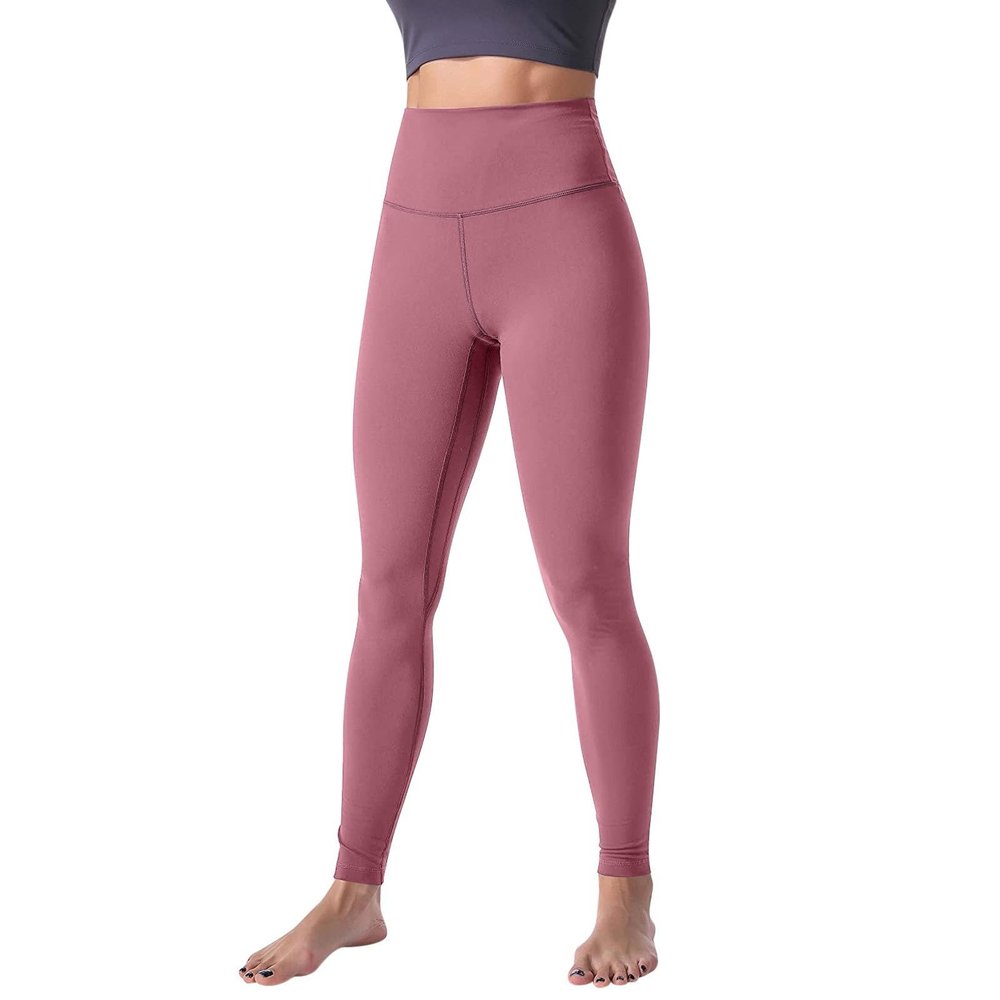 Womens Leggings Butt Lift High Waisted Tummy Control Slim Fit Outdoor Jogging Yoga Pants Workout Running Breathable Leggings Pink