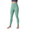 GOKKILRW Workout Leggings for Women Seamless Scrunch Tights Stretch Compression Tummy Control Skinny Gym Fitness Girl Sport Active Yoga Pants Green view 1