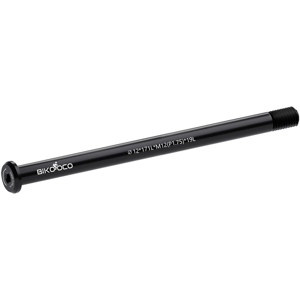 BIKOOCO Bike Wheel Hub Adapters - Bike Hub Thru Axle Adapter with 1.75mm Thread Pitch Booster Fork QR Plate - 12mm X 175mm