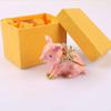 LiuliuBull Pig with Bow Animal Figurine Jewelry Trinket Box Ring Holder Storage Statue Collectible Ornament view 4