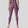 GOKKILRW Workout Leggings for Women Seamless Scrunch Tights Stretch Compression Tummy Control Skinny Gym Fitness Girl Sport Active Yoga Pants Watermelon Red view 4