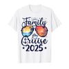 Family Cruise 2025 Summer Vacation Matching Family Cruise T-Shirt view 1