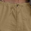 Maiyifu-GJ Men's Linen Cotton Loose Fit Pants Casual Sweatpants Lightweight Elastic Waist Drawstring Pants Jogger Trousers (Khaki 1,Small) view 2