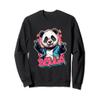 BELLA - Beautiful girl name with adorable Panda Sweatshirt view 1