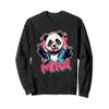 MIRA - Beautiful girl name with adorable Panda Sweatshirt view 1