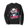 LANA - Beautiful girl name with adorable Panda Sweatshirt view 1