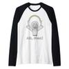 Funny Gay LGBT Jesus Rainbow Raglan Baseball Tee view 1