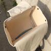 Basket Bag for Brompton Folding Bike White (Basket + Rain Cover (no Carrier Block)) view 2