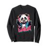 LAILA - Beautiful girl name with adorable Panda Sweatshirt view 1