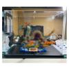 JLXJYS Toys Boots Transparentes Display Cases, Very Large Acrylic Display Case Dustproof Box Perspex Clear, Alternative Glass Case Showcase (Color : Black Base, Size : 55x55x55cm/22x22x22in) view 1